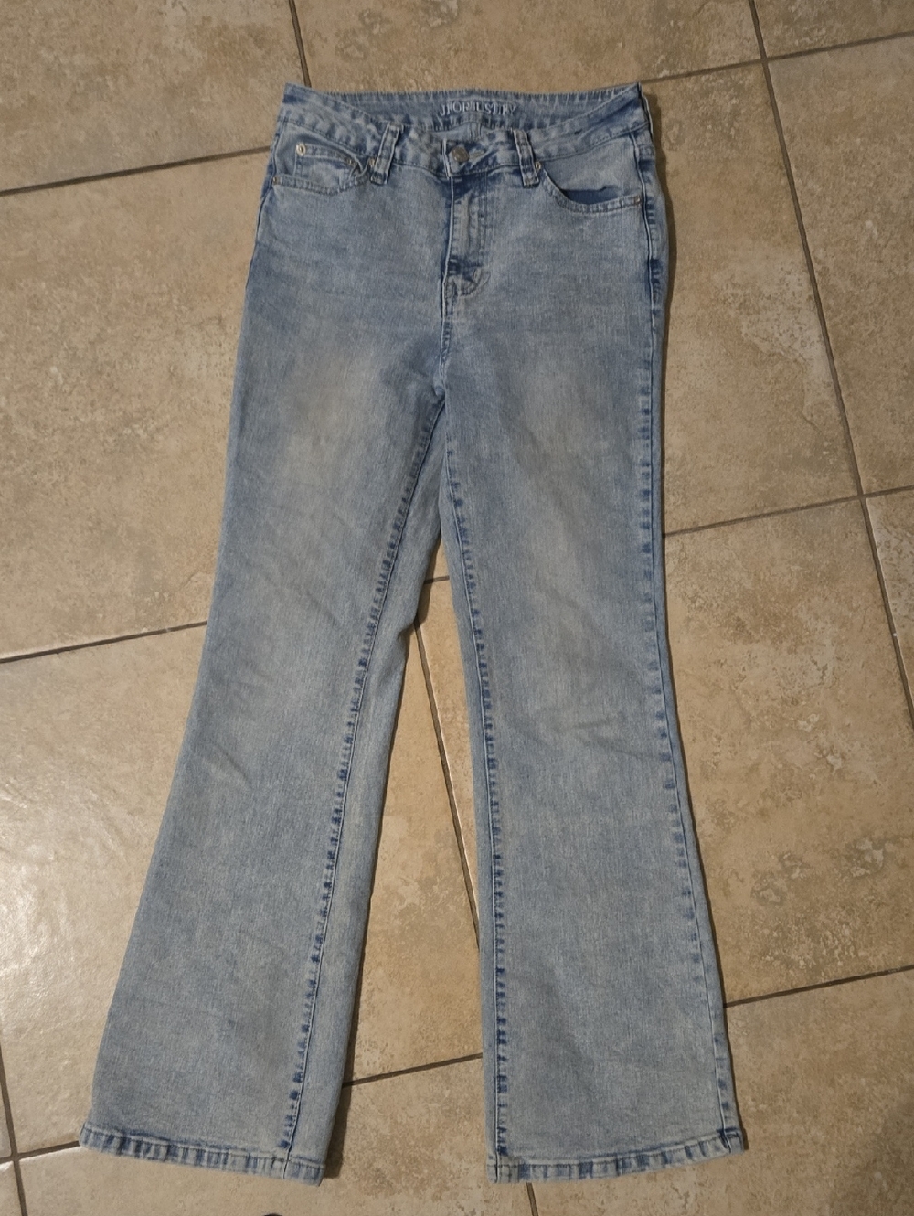 J for Justify Light Blue Flare Jeans